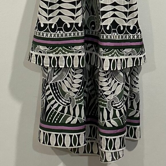 Farm Rio black lace nature short sleeve maxi dress Size S in lace Nature Black - Picture 9 of 9